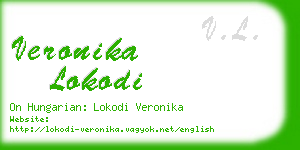 veronika lokodi business card